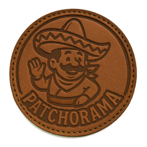 Patchorama custom leather patches with fast shipping